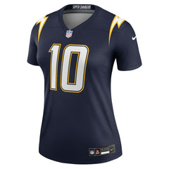 Los Angeles Chargers Nike Justin Herbert Women's Alternate Super Chargers Legend Player Performance Top