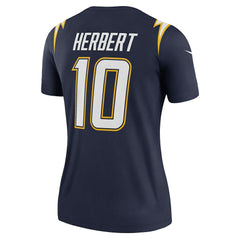 Los Angeles Chargers Nike Justin Herbert Women's Alternate Super Chargers Legend Player Performance Top