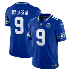 Seattle Seahawks Nike Kenneth Walker III 50th Season Vapor F.U.S.E. Limited Jersey
