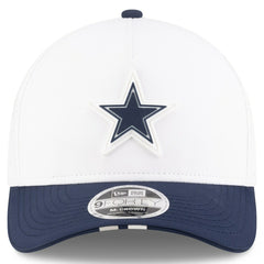 Dallas Cowboys New Era Youth 2025 NFL Training Camp A-Frame 9FORTY Adjustable Hat