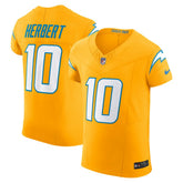 Los Angeles Chargers Nike Justin Herbert Alternate Charger Power Vapor F.U.S.E. Elite Jersey