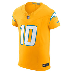 Los Angeles Chargers Nike Justin Herbert Alternate Charger Power Vapor F.U.S.E. Elite Jersey
