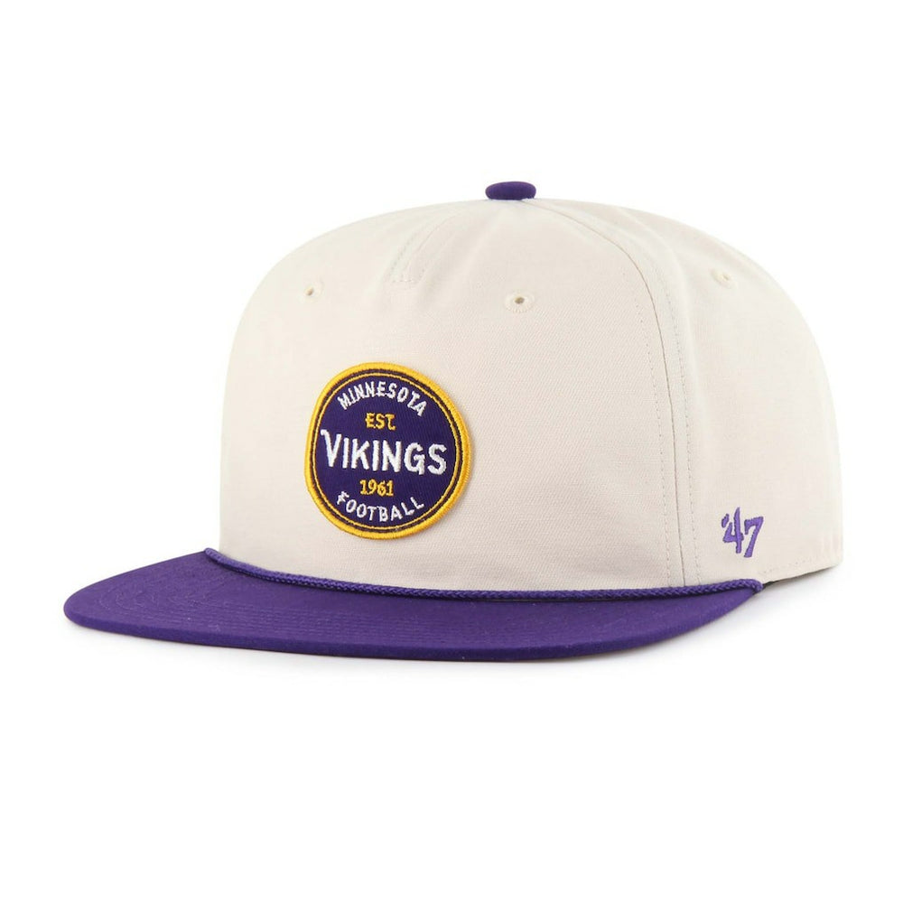 Minnesota Vikings 47 brand '47 Payson Captain Adjustable Hat