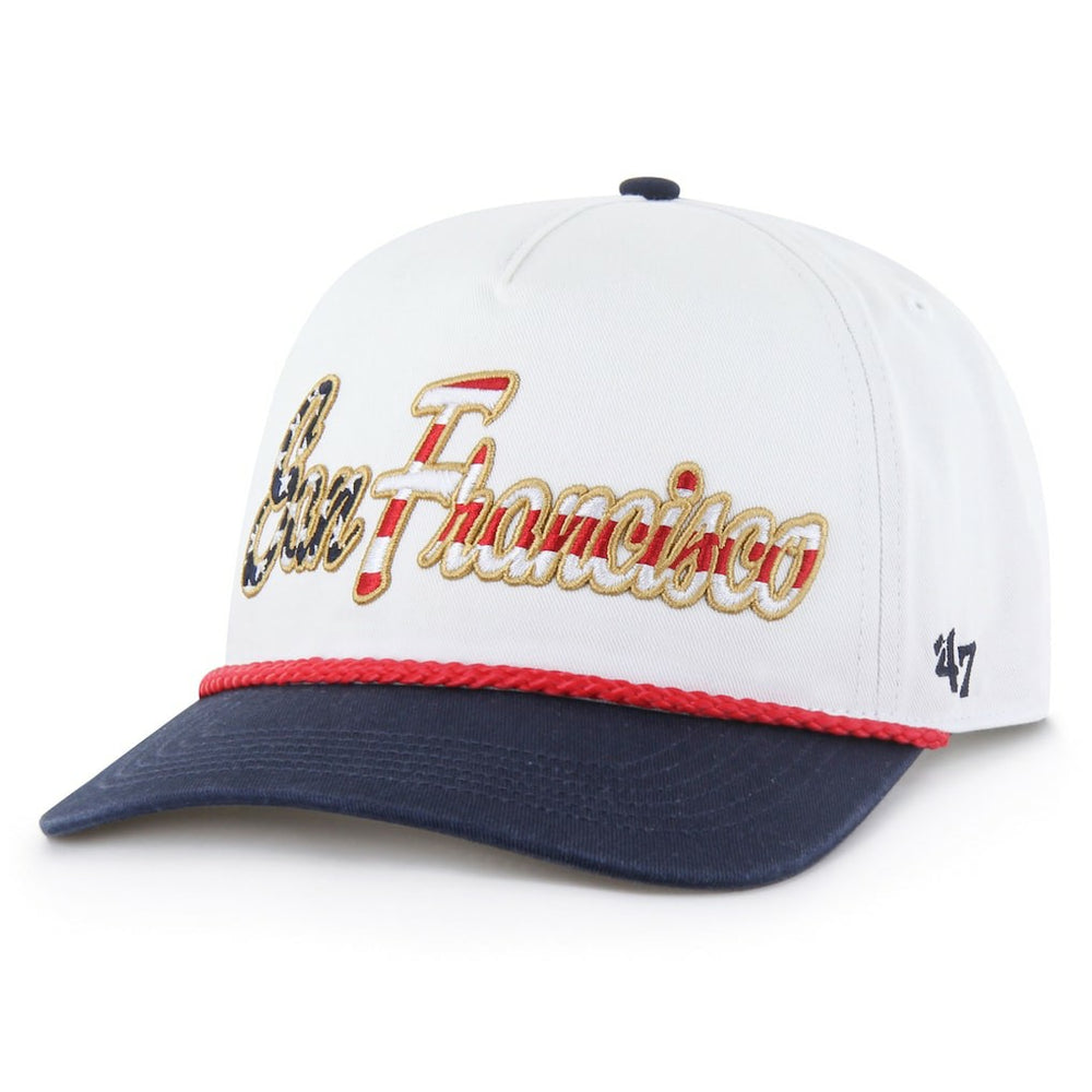 San Francisco 49ers 47 brand '47 Patriotic Overhand Hitch Adjustable Hat