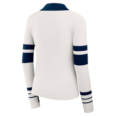 Dallas Cowboys WEAR by Erin Andrews Women's Ribbed Henley Polo Sweater