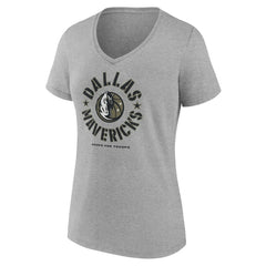 Dallas Mavericks Women's Hoops for Troops V-Neck T-Shirt sale Discount