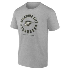 Oklahoma City Thunder Hoops for Troops T-Shirt On Sale