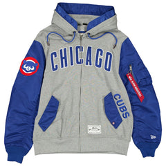Chicago Cubs New Era x Alpha Industries Full-Zip Hoodie Jacket | MLB Shop