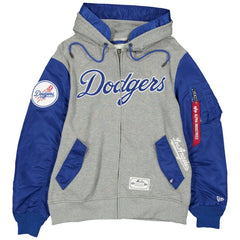 Los Angeles Dodgers New Era x Alpha Industries Full-Zip Hoodie Jacket | MLB Near me