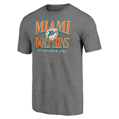 Miami Dolphins Vintage Tri-Blend T-Shirt