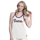 Phoenix Suns G-III 4Her by Carl Banks Women's Curveball Racerback Scoop Neck Slub Tank Top Discount
