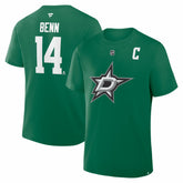Jamie Benn Dallas Stars Fanatics Captain Authentic Stack Name & Number T-Shirt For Sale
