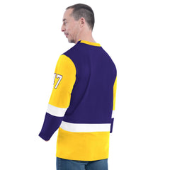 Los Angeles Lakers G-III Sports by Carl Banks Adaptive Rugby Long Sleeve Top Online