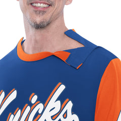 New York Knicks G-III Sports by Carl Banks Adaptive Rugby Long Sleeve Top Discount