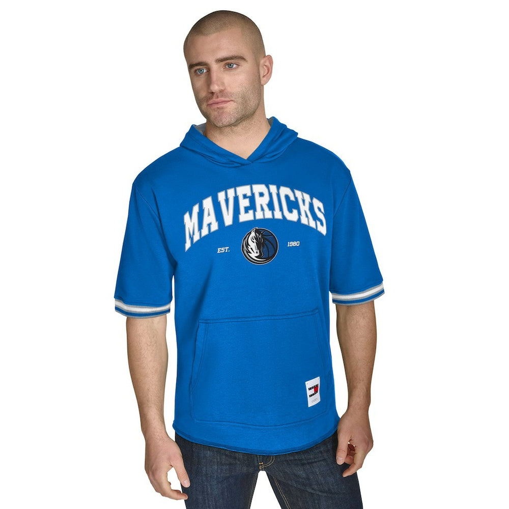 Dallas Mavericks Tommy Jeans Paul French Terry Short Sleeve Pullover Hoodie sale On Sale