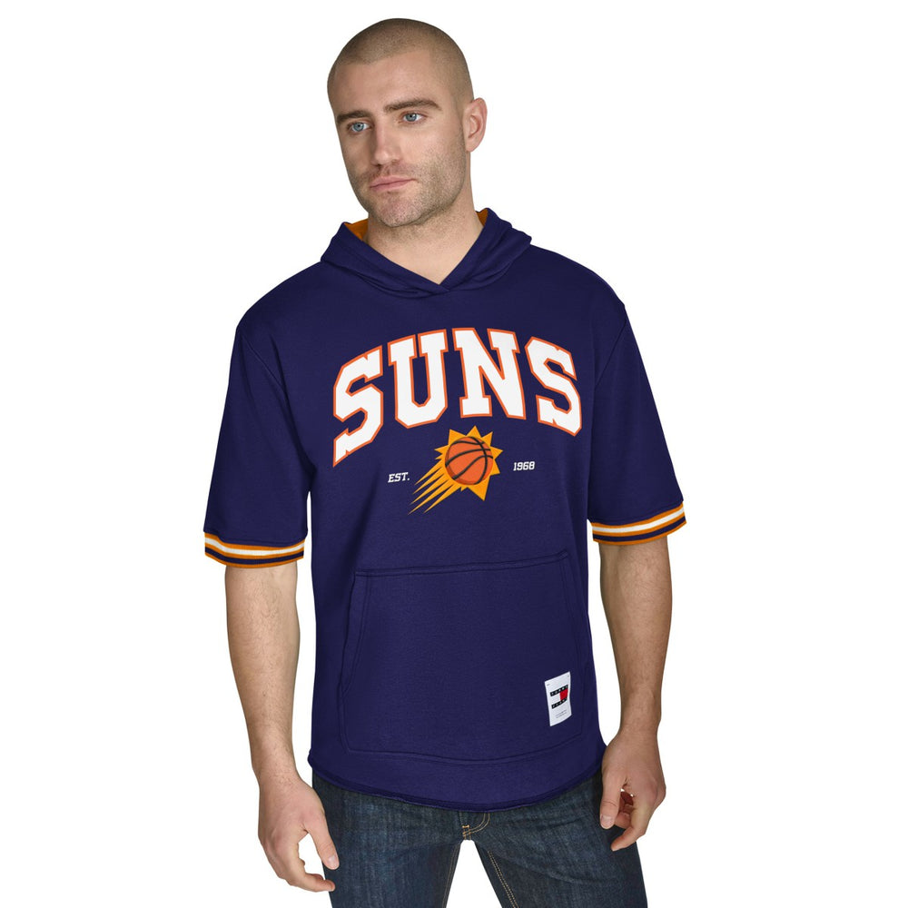 Phoenix Suns Tommy Jeans Paul French Terry Short Sleeve Pullover Hoodie For Sale