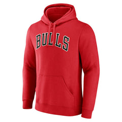 Chicago Bulls Wordmark Pullover Hoodie New