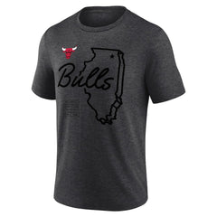 Chicago Bulls Announcer Tri-Blend T-Shirt On Sale