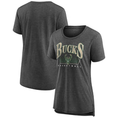 Milwaukee Bucks Women's Selection Tri-Blend T-Shirt For Sale