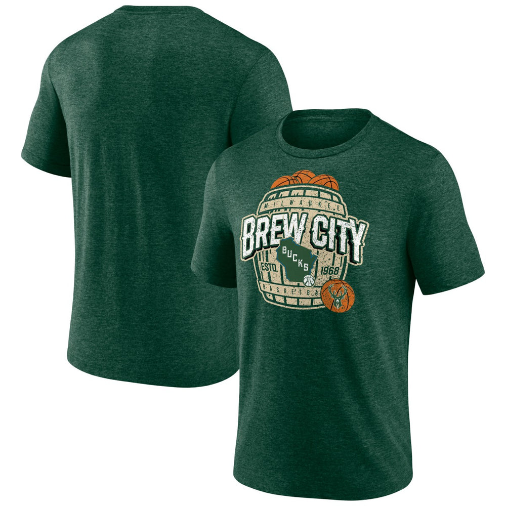 Milwaukee Bucks Announcer Tri-Blend T-Shirt Online