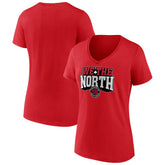 Toronto Raptors Women's Team Pride V-Neck T-Shirt For Sale