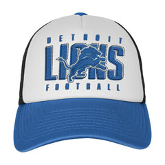 Detroit Lions Youth Essentials Trucker Adjustable Hat