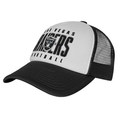 Las Vegas Raiders Youth Essentials Trucker Adjustable Hat