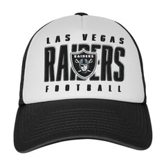 Las Vegas Raiders Youth Essentials Trucker Adjustable Hat