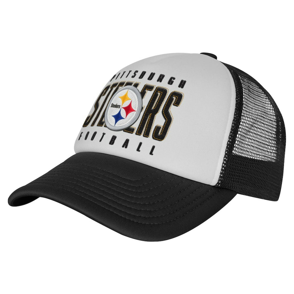 Pittsburgh Steelers Youth Essentials Trucker Adjustable Hat