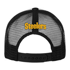 Pittsburgh Steelers Youth Essentials Trucker Adjustable Hat