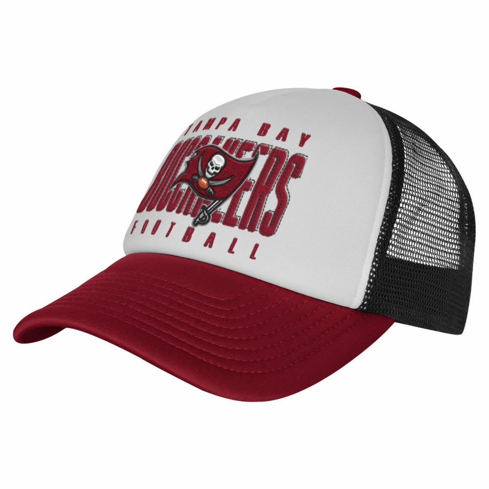Tampa Bay Buccaneers Youth Essentials Trucker Adjustable Hat