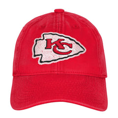 Kansas City Chiefs Outerstuff Girls Youth Gridiron Adjustable Hat