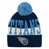 Tennessee Titans Outerstuff Youth Modern Fan Cuffed Knit Hat with Pom