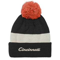 Cincinnati Bengals Outerstuff Youth Modern Fan Cuffed Knit Hat with Pom