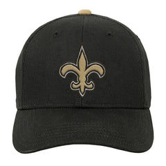 New Orleans Saints Outerstuff Youth Team Pre-Curved Adjustable Hat