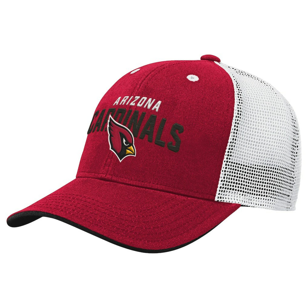 Arizona Cardinals Outerstuff Youth Core Lockup Trucker Adjustable Hat