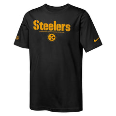 Pittsburgh Steelers Nike Youth Sideline Team Issue T-Shirt