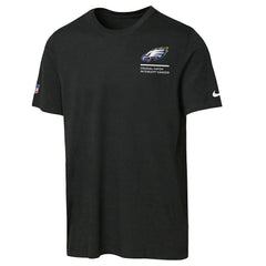 Philadelphia Eagles Nike Youth 2025 NFL Crucial Catch Tri-Blend Dri-FIT T-Shirt