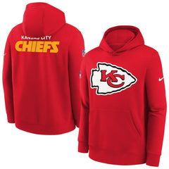 Kansas City Chiefs Nike Youth Sideline Club Fleece Hoodie
