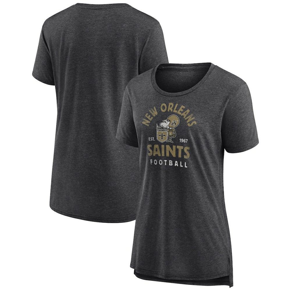 New Orleans Saints Women's Vintage Arch Tri-Blend T-Shirt