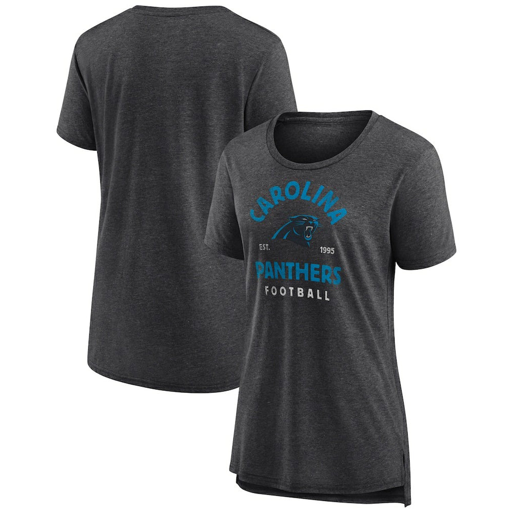 Carolina Panthers Women's Vintage Arch Tri-Blend T-Shirt