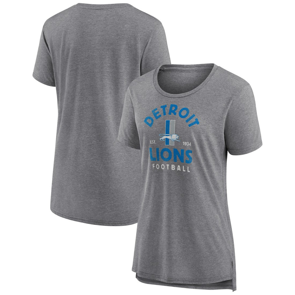 Detroit Lions Women's Vintage Arch Tri-Blend T-Shirt