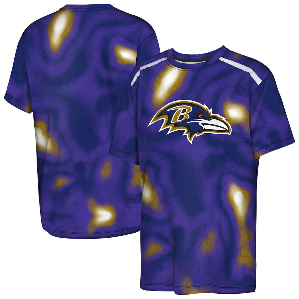 Baltimore Ravens Outerstuff Youth End Zone Dri-Tek T-Shirt