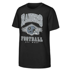 Las Vegas Raiders Outerstuff Youth Kick Off T-Shirt