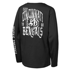 Cincinnati Bengals Outerstuff Youth Rumble Long Sleeve T-Shirt