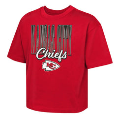 Kansas City Chiefs Outerstuff Girls Youth Big City Boxy T-Shirt