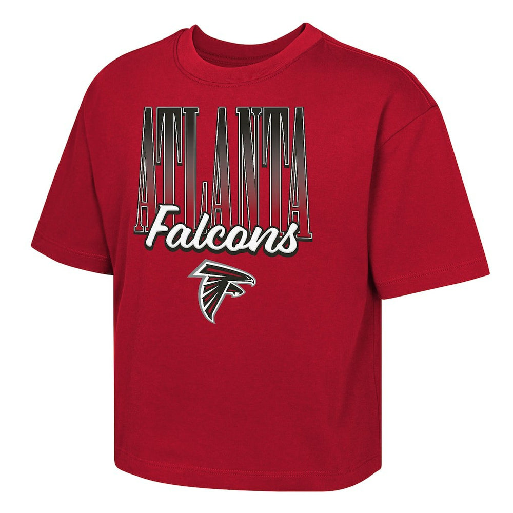 Atlanta Falcons Outerstuff Girls Youth Big City Boxy T-Shirt