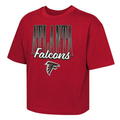 Atlanta Falcons Outerstuff Girls Youth Big City Boxy T-Shirt