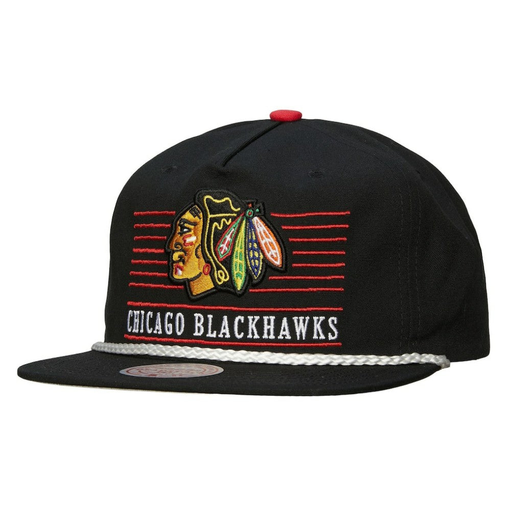 Chicago Blackhawks Mitchell & Ness Ascend Deadstock Snapback Hat On Sale