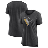 Pittsburgh Penguins Women's Slow Whistle Tri-Blend T-Shirt Discount